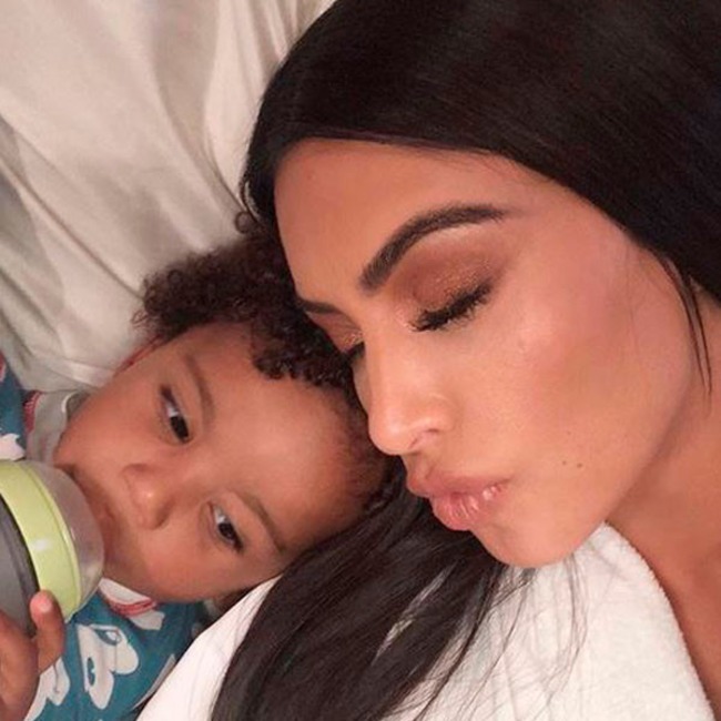 Saint West, Kim Kardashian